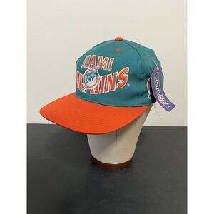 Vintage Miami Dolphins 90s Team NFL Snapback Hat Cap W/ Tag NOS 1996 Football